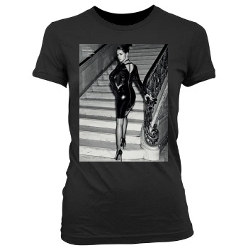 Adriana Lima Women's Junior Cut Crewneck T-Shirt