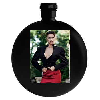 Adriana Lima Round Flask