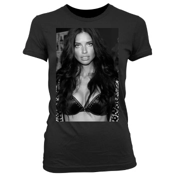 Adriana Lima Women's Junior Cut Crewneck T-Shirt