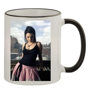 Amy Lee 11oz Colored Rim & Handle Mug