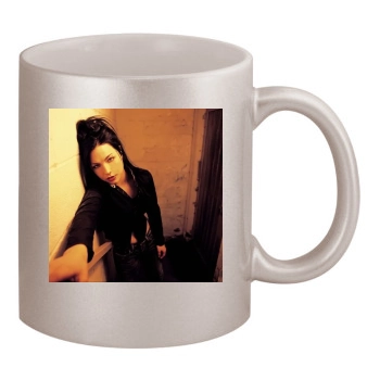 Amy Lee 11oz Metallic Silver Mug