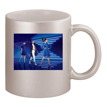 Alana Zimmer 11oz Metallic Silver Mug