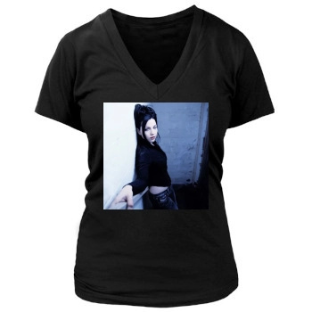 Amy Lee Women's Deep V-Neck TShirt