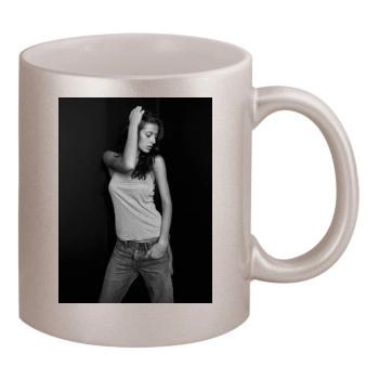 Alejandra Guilmant 11oz Metallic Silver Mug