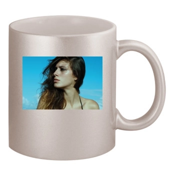 Alejandra Guilmant 11oz Metallic Silver Mug