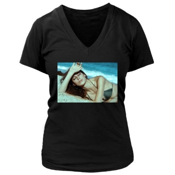 Alejandra Guilmant Women's Deep V-Neck TShirt