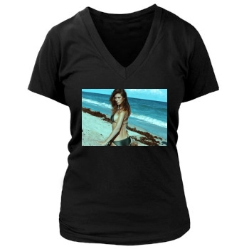 Alejandra Guilmant Women's Deep V-Neck TShirt