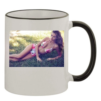 Alejandra Guilmant 11oz Colored Rim & Handle Mug