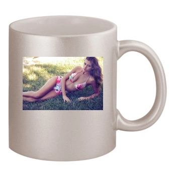 Alejandra Guilmant 11oz Metallic Silver Mug