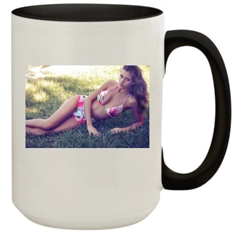 Alejandra Guilmant 15oz Colored Inner & Handle Mug