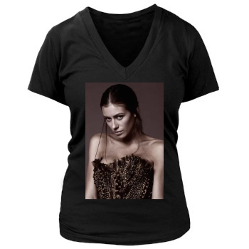 Alejandra Guilmant Women's Deep V-Neck TShirt