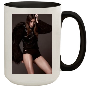 Alejandra Guilmant 15oz Colored Inner & Handle Mug