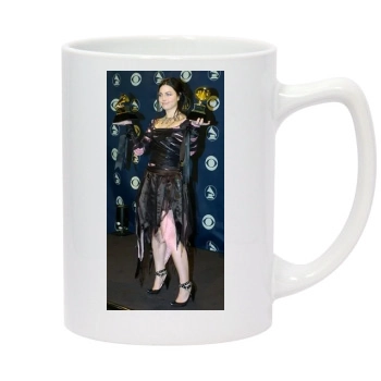 Amy Lee 14oz White Statesman Mug