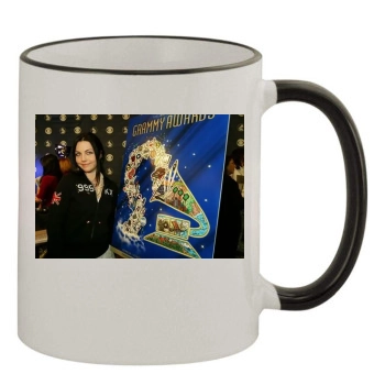 Amy Lee 11oz Colored Rim & Handle Mug