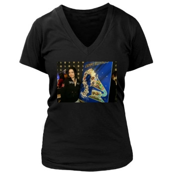 Amy Lee Women's Deep V-Neck TShirt