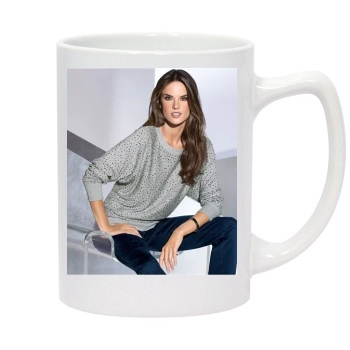 Alessandra Ambrosio 14oz White Statesman Mug