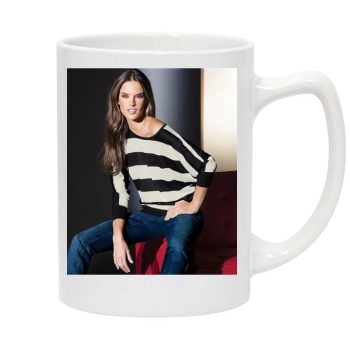 Alessandra Ambrosio 14oz White Statesman Mug