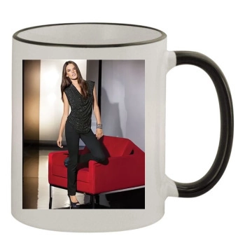 Alessandra Ambrosio 11oz Colored Rim & Handle Mug