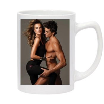 Alessandra Ambrosio 14oz White Statesman Mug