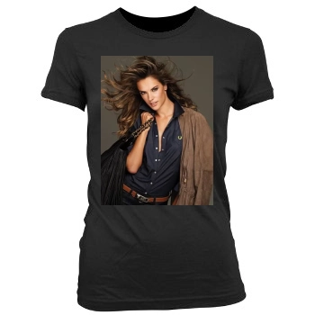 Alessandra Ambrosio Women's Junior Cut Crewneck T-Shirt