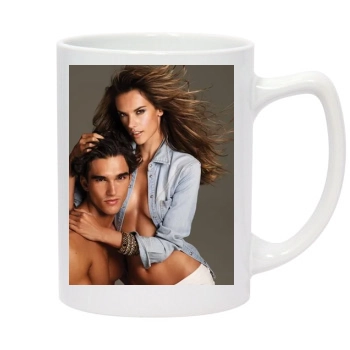 Alessandra Ambrosio 14oz White Statesman Mug