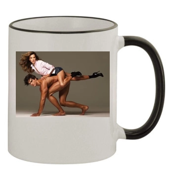 Alessandra Ambrosio 11oz Colored Rim & Handle Mug