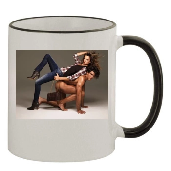 Alessandra Ambrosio 11oz Colored Rim & Handle Mug