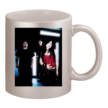 Amy Lee 11oz Metallic Silver Mug