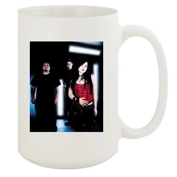 Amy Lee 15oz White Mug