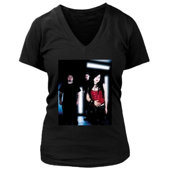 Amy Lee Women's Deep V-Neck TShirt