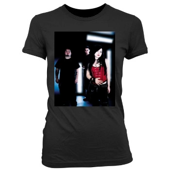 Amy Lee Women's Junior Cut Crewneck T-Shirt