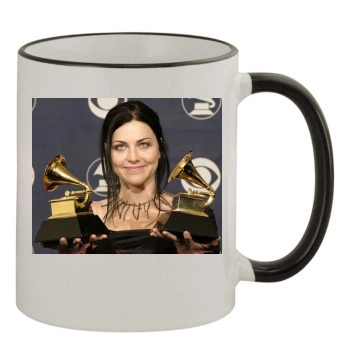 Amy Lee 11oz Colored Rim & Handle Mug