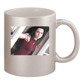 Amy Lee 11oz Metallic Silver Mug