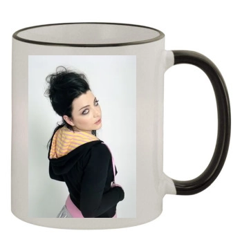 Amy Lee 11oz Colored Rim & Handle Mug