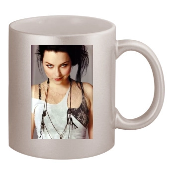 Amy Lee 11oz Metallic Silver Mug