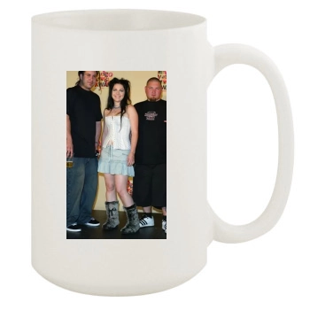 Amy Lee 15oz White Mug