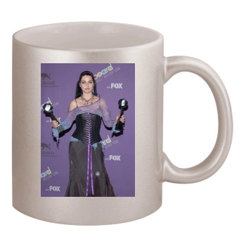 Amy Lee 11oz Metallic Silver Mug