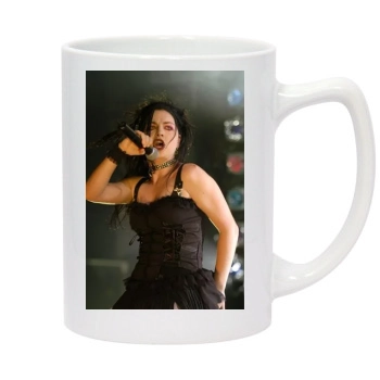 Amy Lee 14oz White Statesman Mug