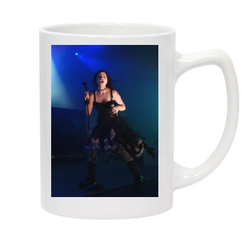 Amy Lee 14oz White Statesman Mug