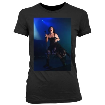 Amy Lee Women's Junior Cut Crewneck T-Shirt