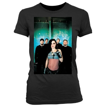 Amy Lee Women's Junior Cut Crewneck T-Shirt