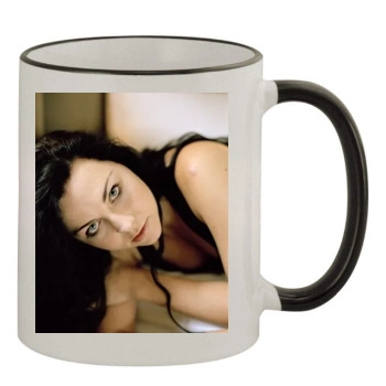 Amy Lee 11oz Colored Rim & Handle Mug