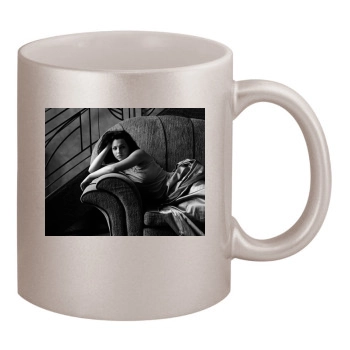 Amy Lee 11oz Metallic Silver Mug