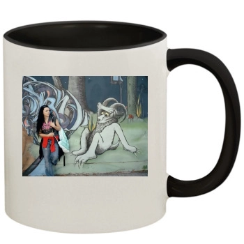 Amy Lee 11oz Colored Inner & Handle Mug