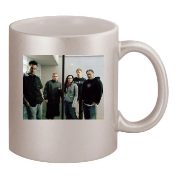 Amy Lee 11oz Metallic Silver Mug