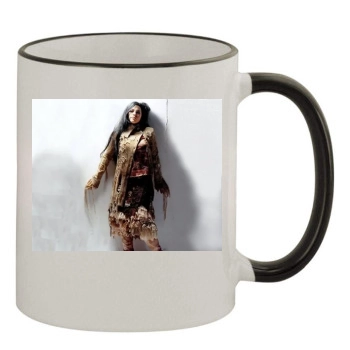 Amy Lee 11oz Colored Rim & Handle Mug