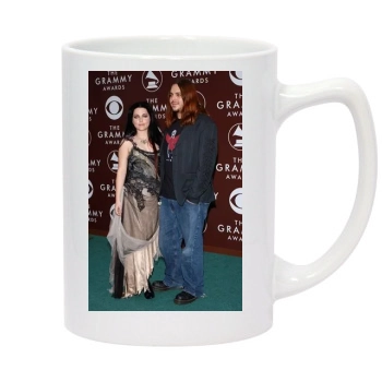 Amy Lee 14oz White Statesman Mug