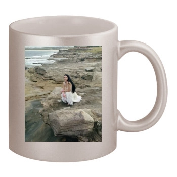 Amy Lee 11oz Metallic Silver Mug