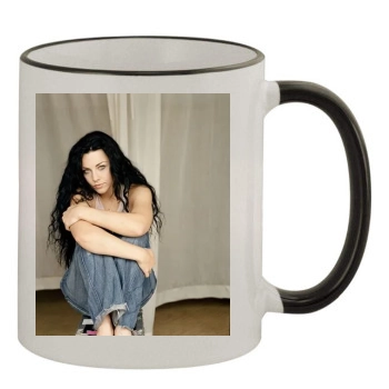 Amy Lee 11oz Colored Rim & Handle Mug