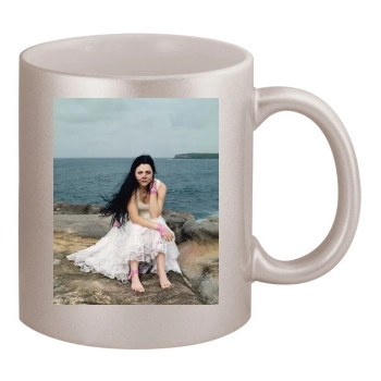 Amy Lee 11oz Metallic Silver Mug